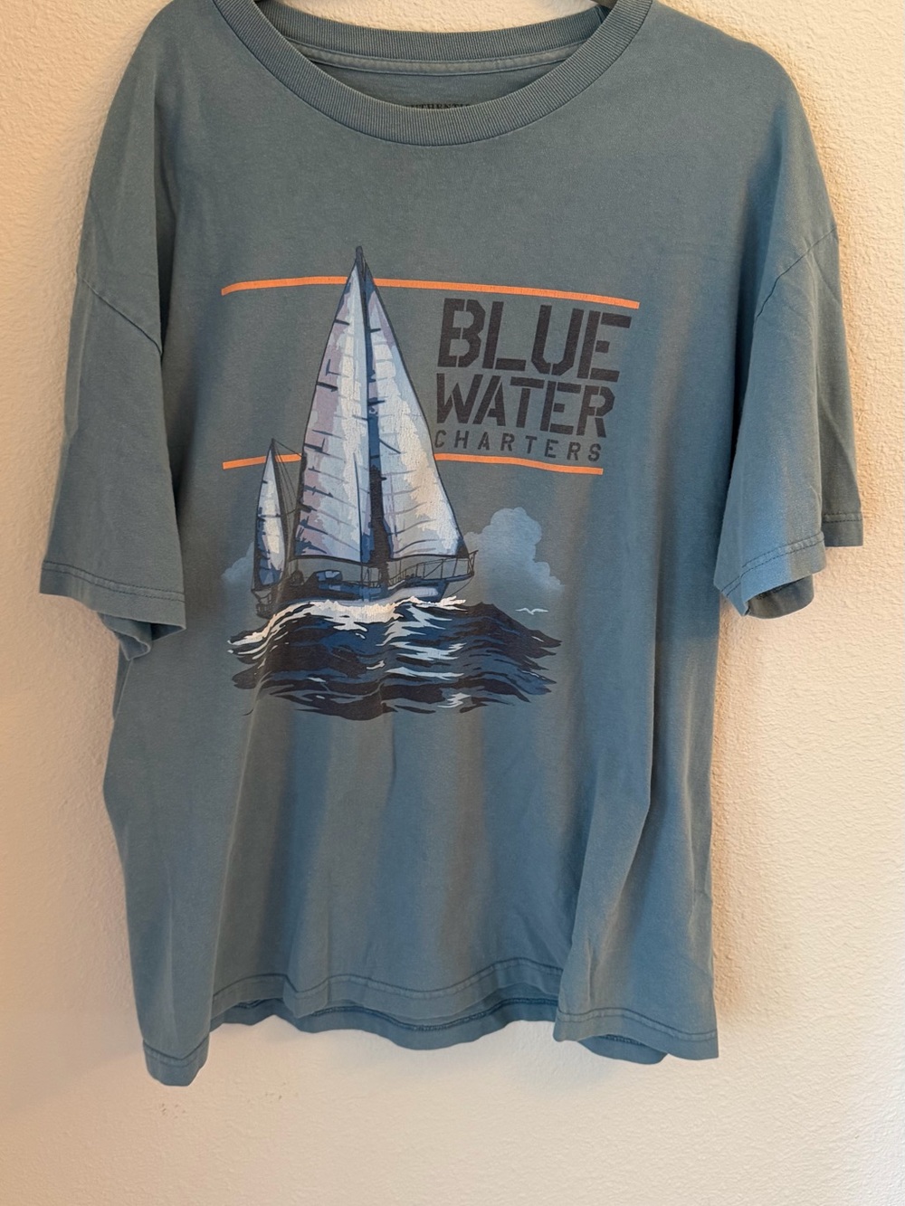 Men's Graphic Short-Sleeve Tee - Blue - Picture 3 of 5